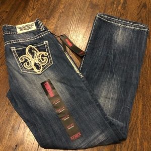 Rock & Roll Denim Mid Rise Bootcut Jeans